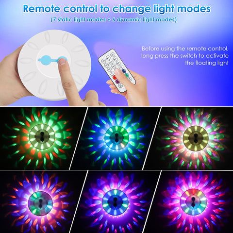QOLNBY USB-C rechargeable pool light charges quickly for longer sessions