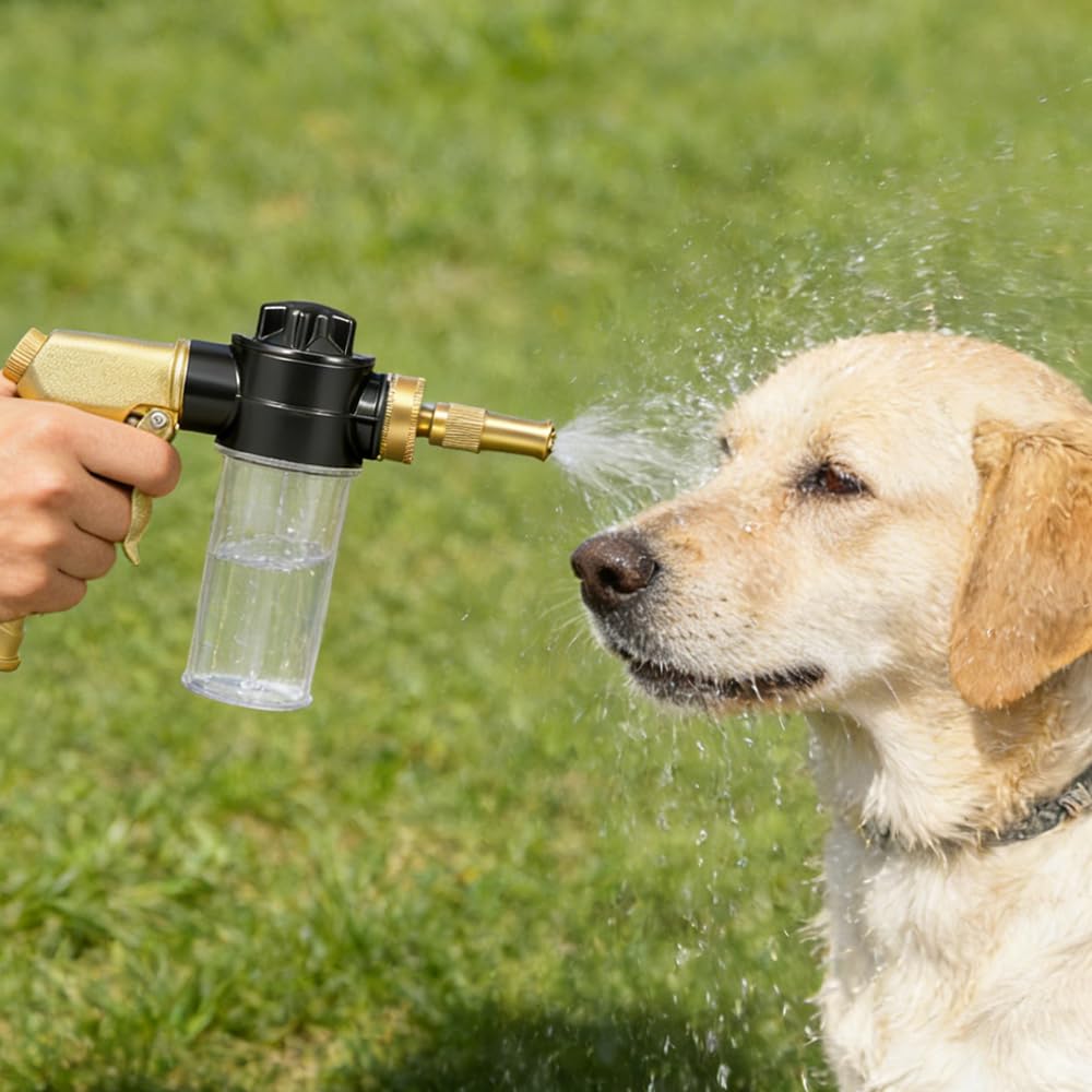 QonSaSiao pet shower suitable for gentle rinsing and baths.