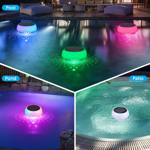 Qoolife remote control for changing colors and modes on the chlorine floater