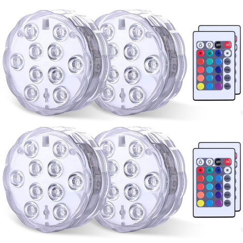 Qoolife pool submersible LED light for vibrant underwater color ambience