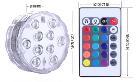 Qoolife spa lighting provides underwater glow for relaxation moments.