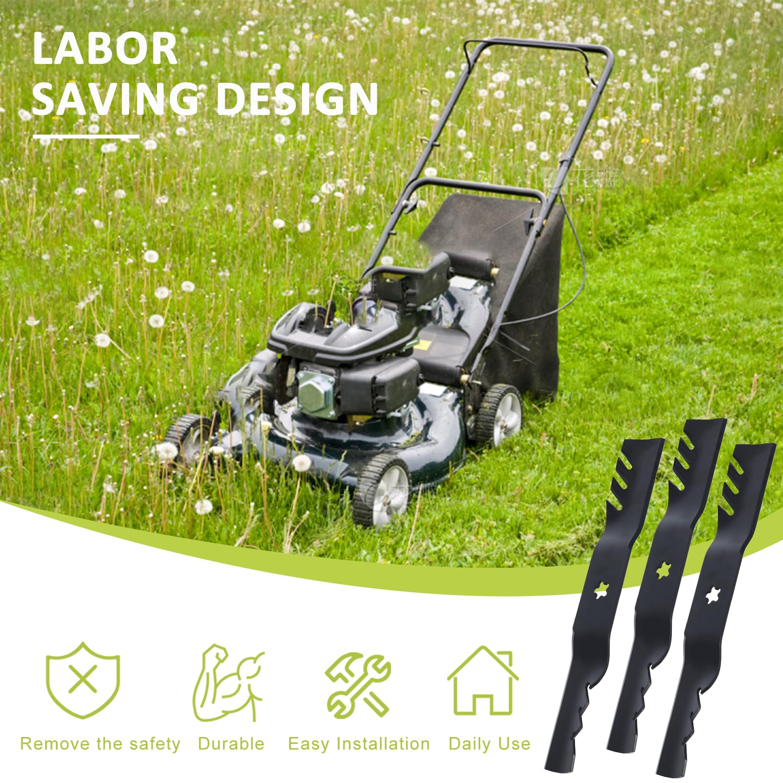 Qopaw blades with protective coating resist rust during initial use.