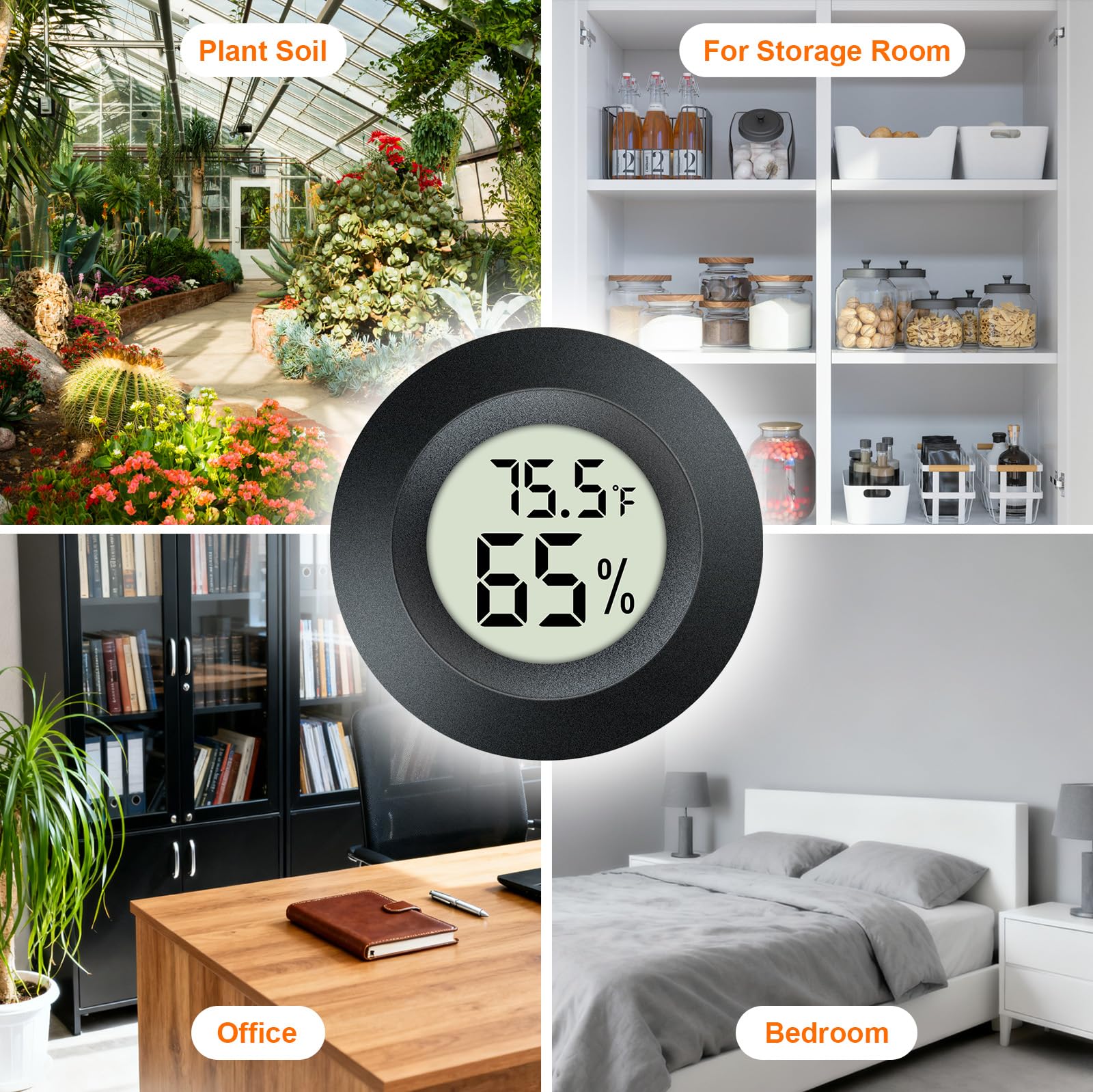 QPEUIM hygrometer used with a humidifier for stable ambient levels