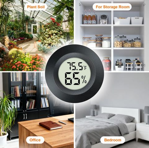 QPEUIM hygrometer used with a humidifier for stable ambient levels