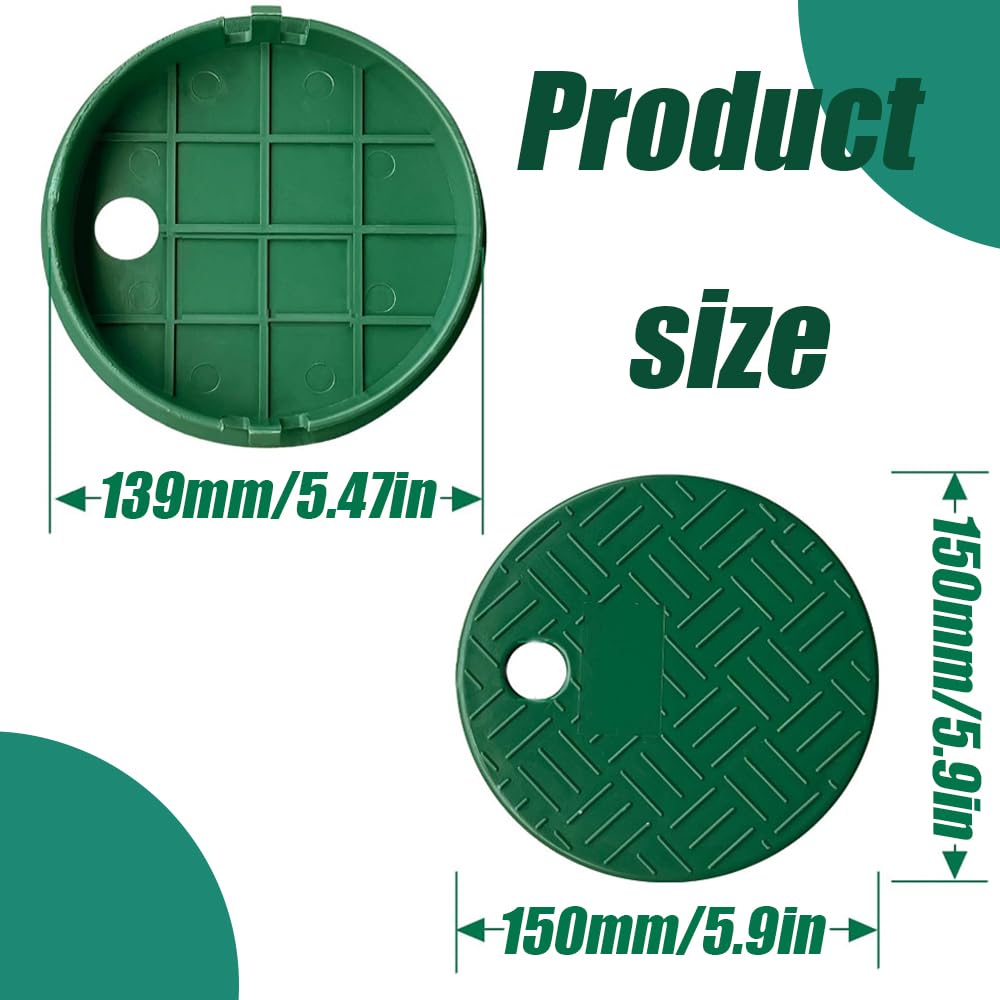 QPINGH sprinkler valve box cover illustrates dust and debris protection for irrigation systems