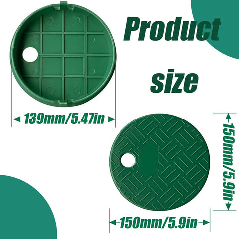 QPINGH sprinkler valve box cover illustrates dust and debris protection for irrigation systems
