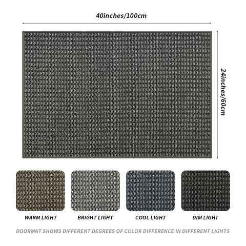 QQL mat traps dirt and moisture for a cleaner entry.