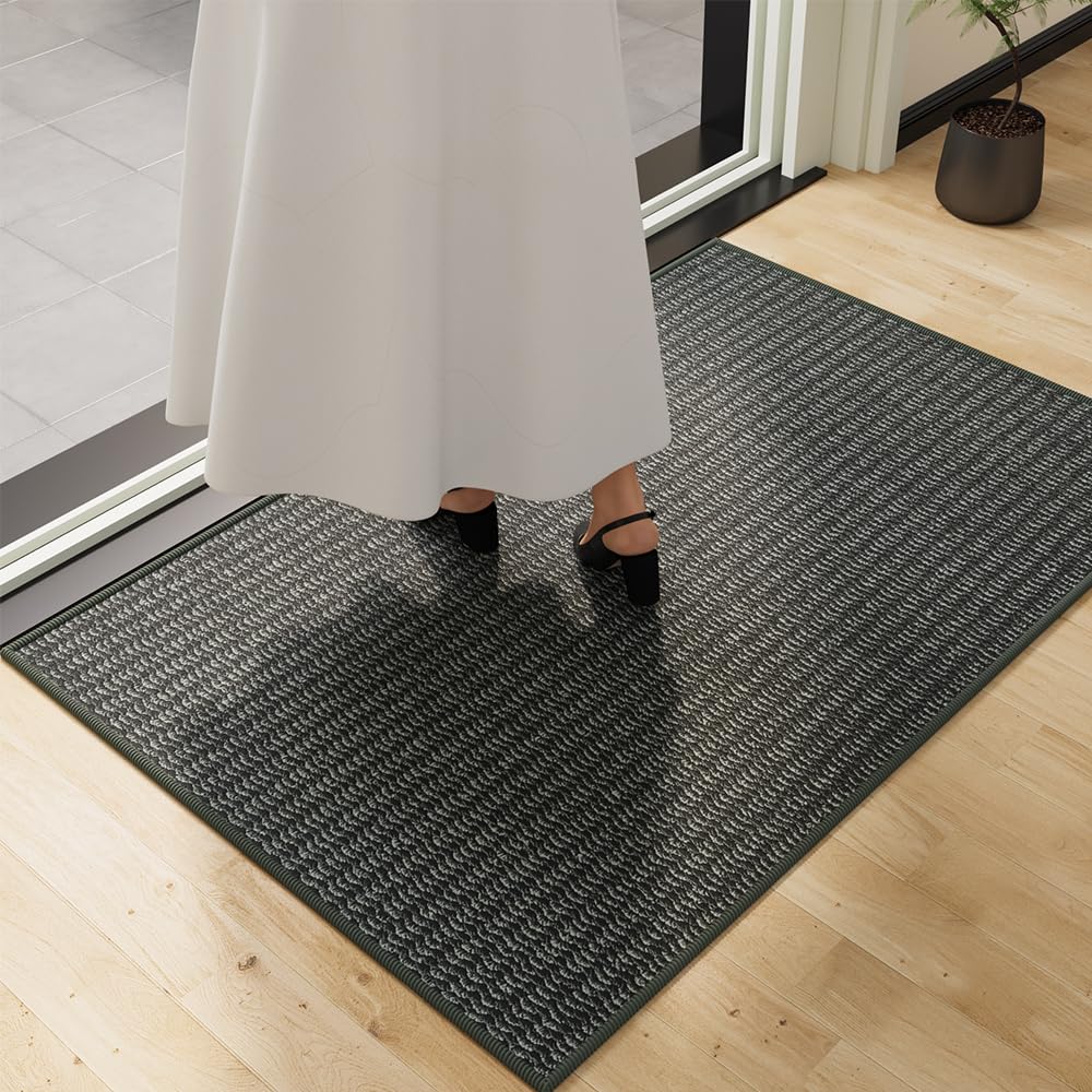 QQL Indoor Doormat front view showing 40x24 size and low profile.