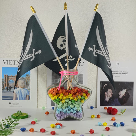 QQSD miniature flags ideal for desks, cars, and festive setups.