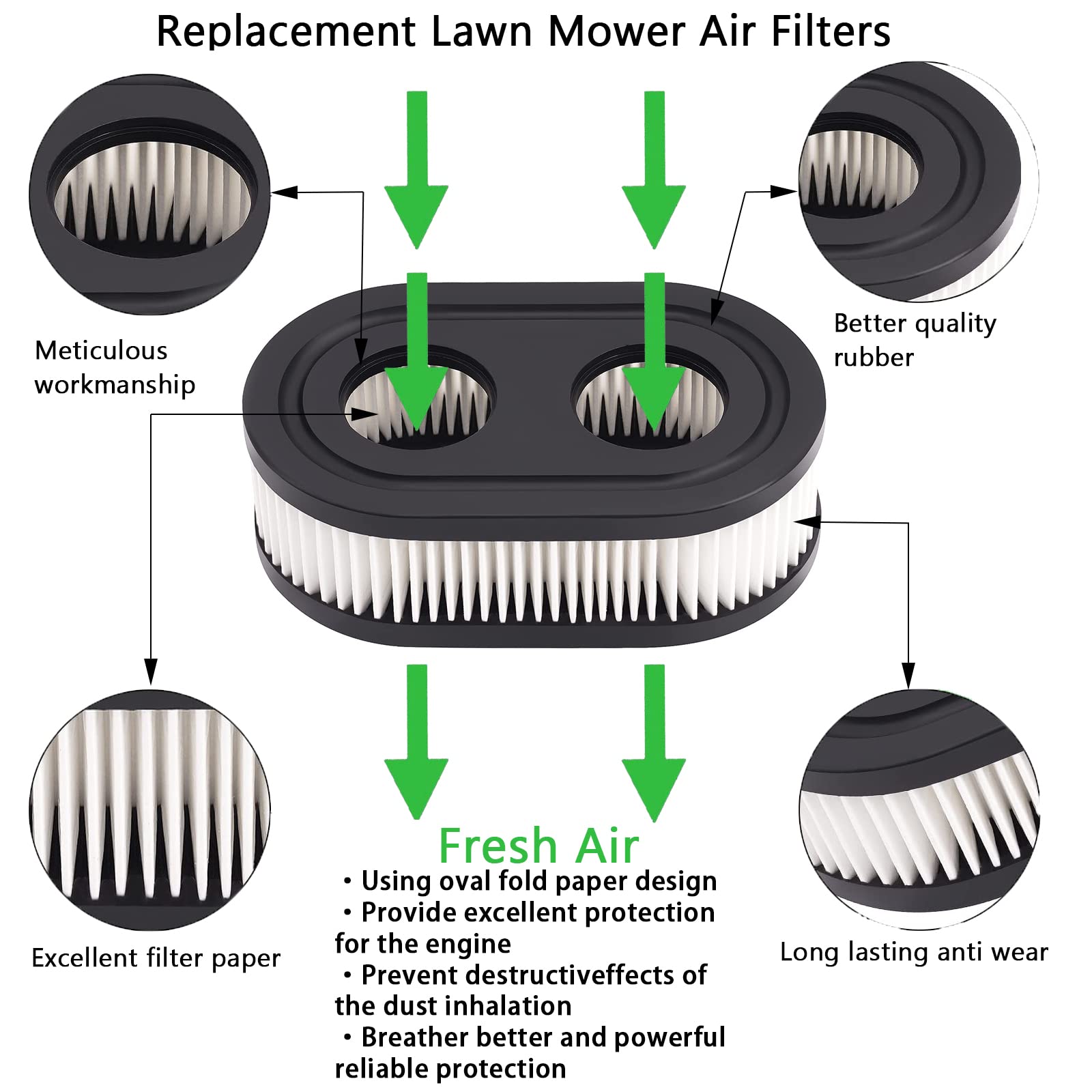 QQV 593260 air filter easy-install illustration highlights quick maintenance