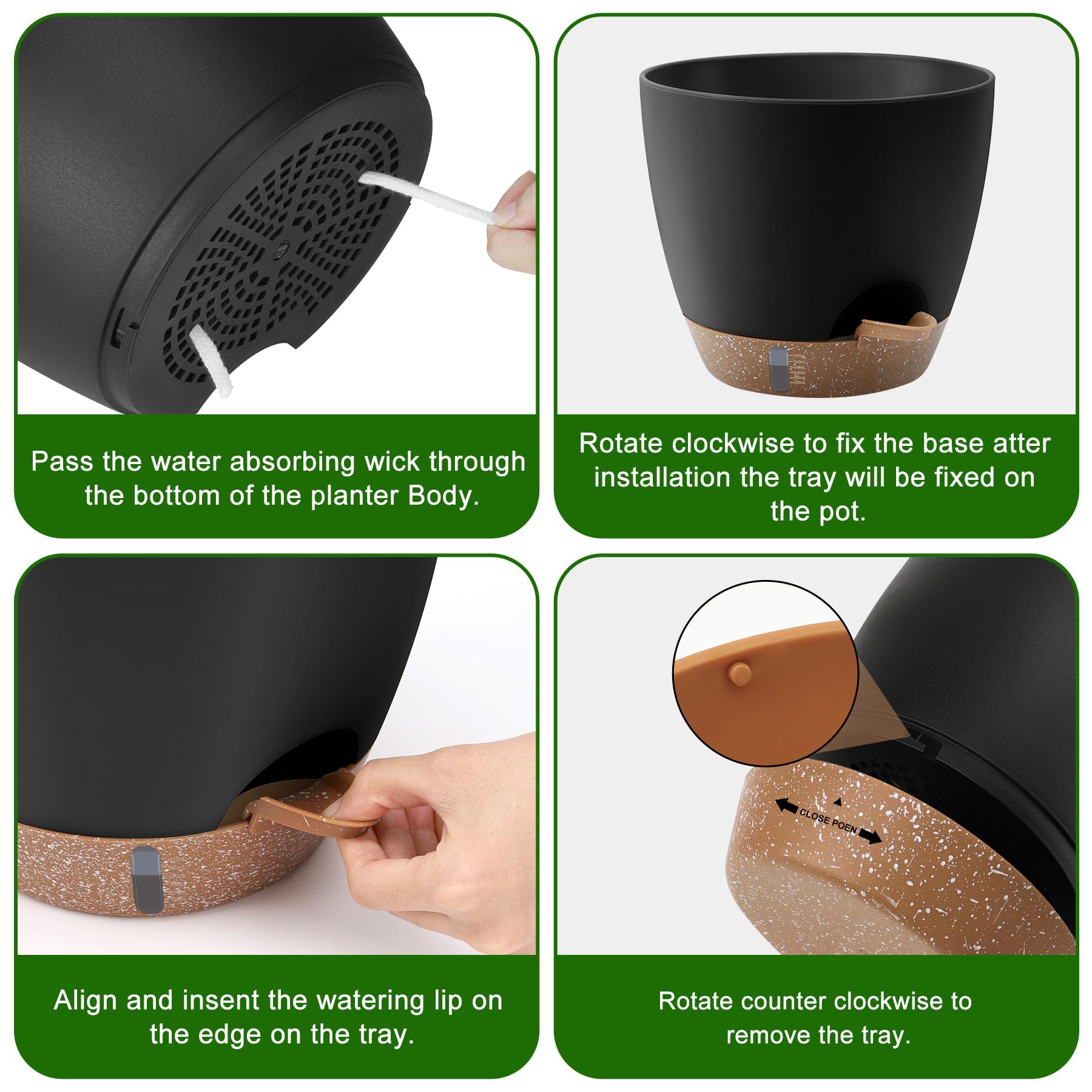 QRRICA climate pledge friendly planter blends sustainability with practicality.