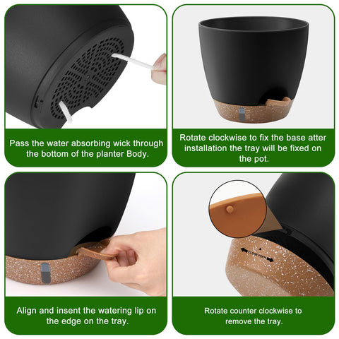 QRRICA climate pledge friendly planter blends sustainability with practicality.