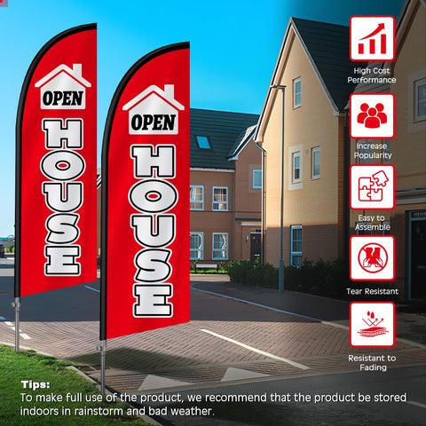 QSUM Outdoor Real Estate Advertising Kit helps promote open houses.