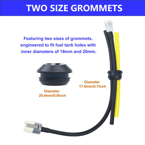 Qtcial Repower fuel line kit pack 02 showing included filters for clean fuel delivery