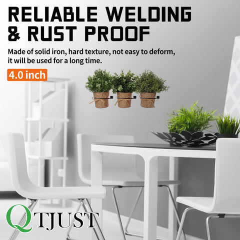 QTJUST package includes screws and wall anchors for quick mounting.
