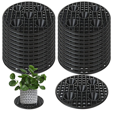 QTLCOHD 8-inch plant stand elevator lifts pots for stable indoor use.
