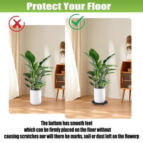 QTLCOHD water drainage boost improves airflow under pots.