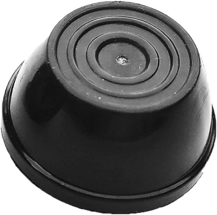 Quadrapoint hub cap in black—sleek look plus sturdy protection.