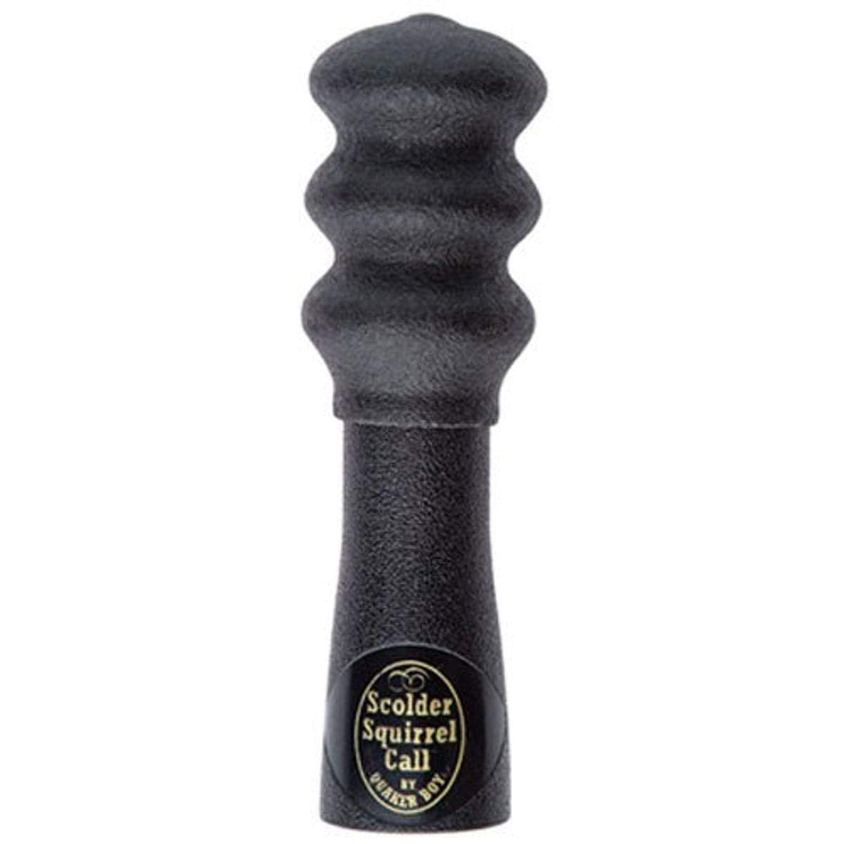 Quaker Boy Squirrel Scolder in black bellows for realistic bark calls during scouting.
