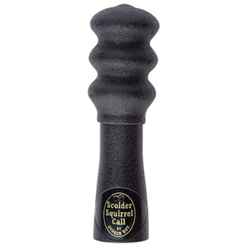 Quaker Boy Squirrel Scolder in black bellows for realistic bark calls during scouting.