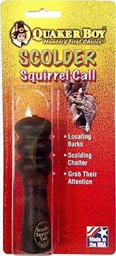 Quaker Boy Squirrel Scolder in action delivers authentic chatter for locating squirrels.