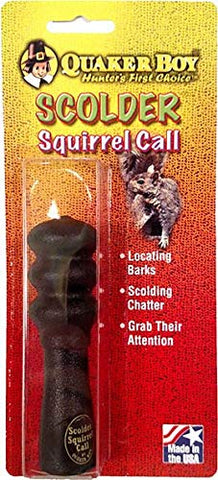 Quaker Boy Squirrel Scolder in action delivers authentic chatter for locating squirrels.