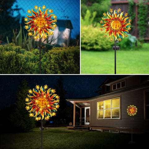 Qualdout solar garden lighting adding magic to outdoor space