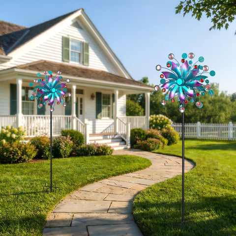 Qualdout Solar Wind Spinner offers tool-free assembly in minutes