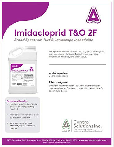 Quali-Pro Imidacloprid T&O 2F sprayer application on turf and landscape areas.