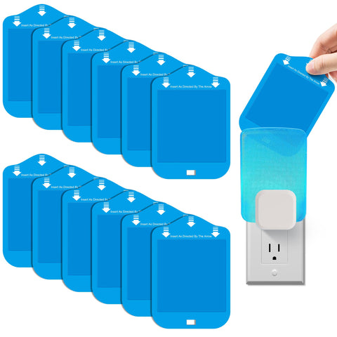Qualirey 12-pack fly trap refills fit Raid devices for continuous indoor protection.
