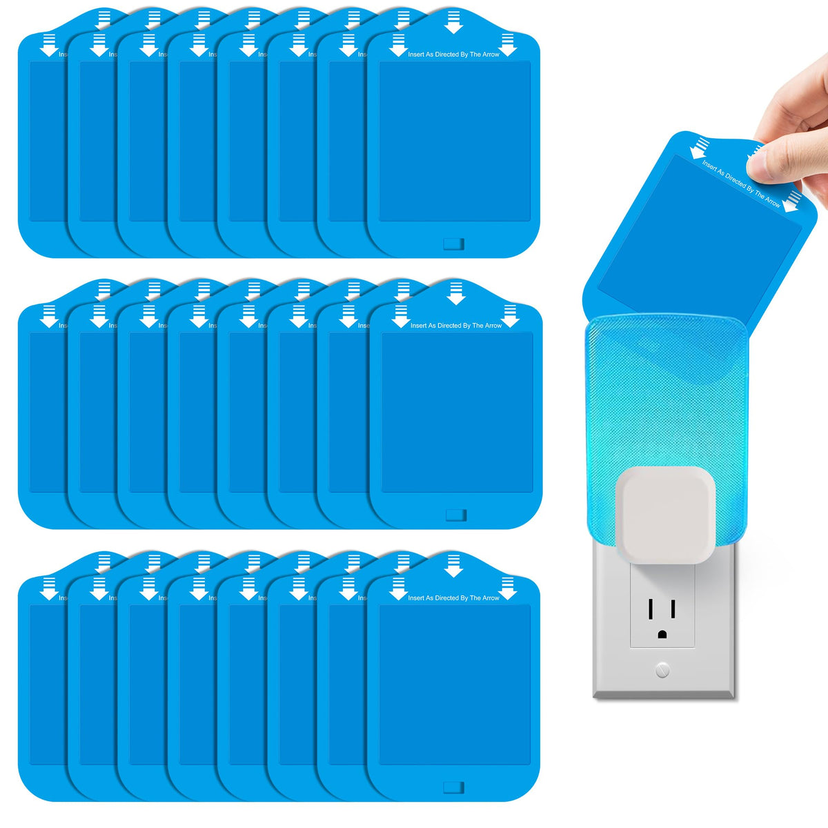 Qualirey 25-pack fly trap refills for Raid-compatible traps.