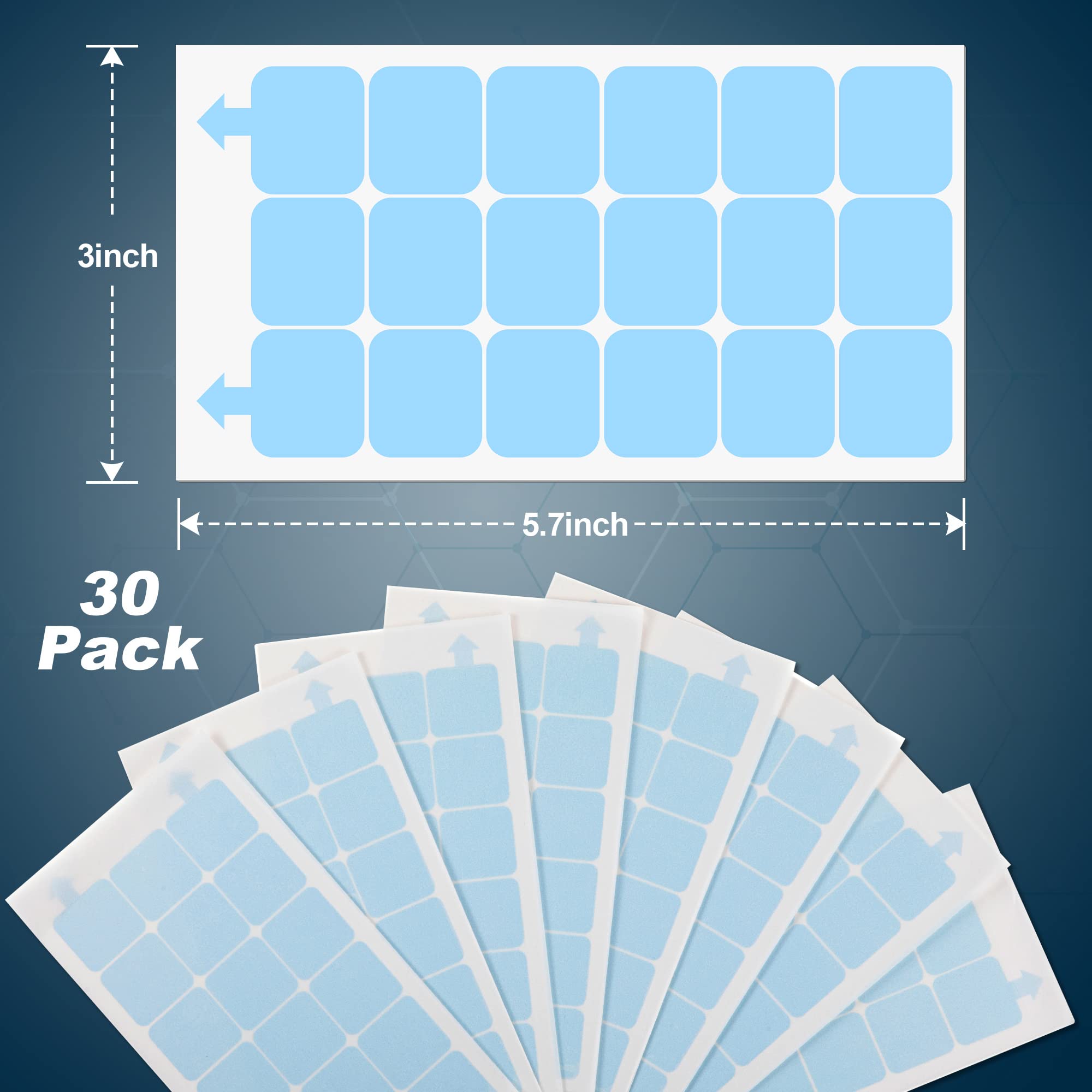 Qualirey 30-pack glue cards offer long-lasting trapping for home use.