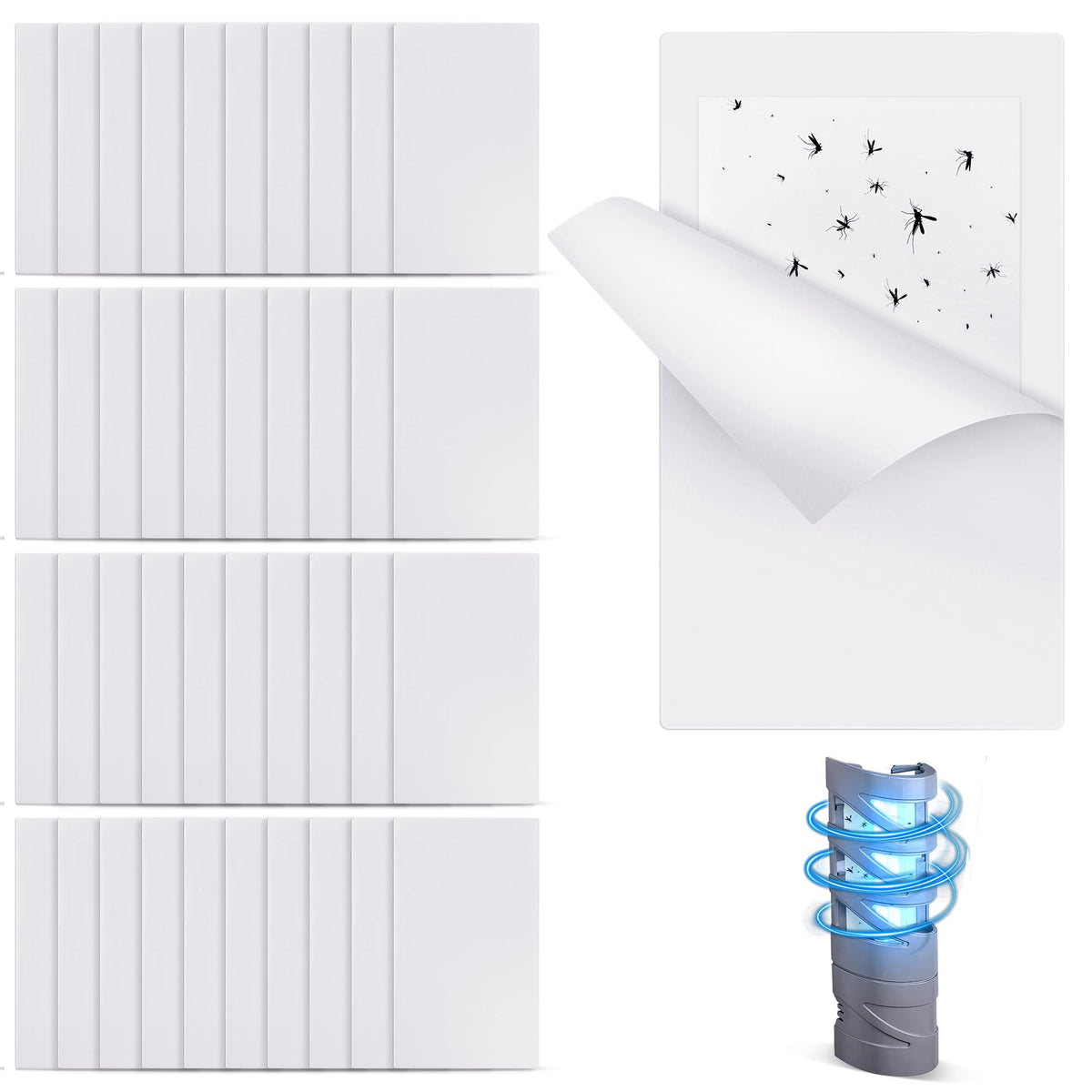 Qualirey replacement glue boards for FlyWeb indoors; chemical-free pest capture.