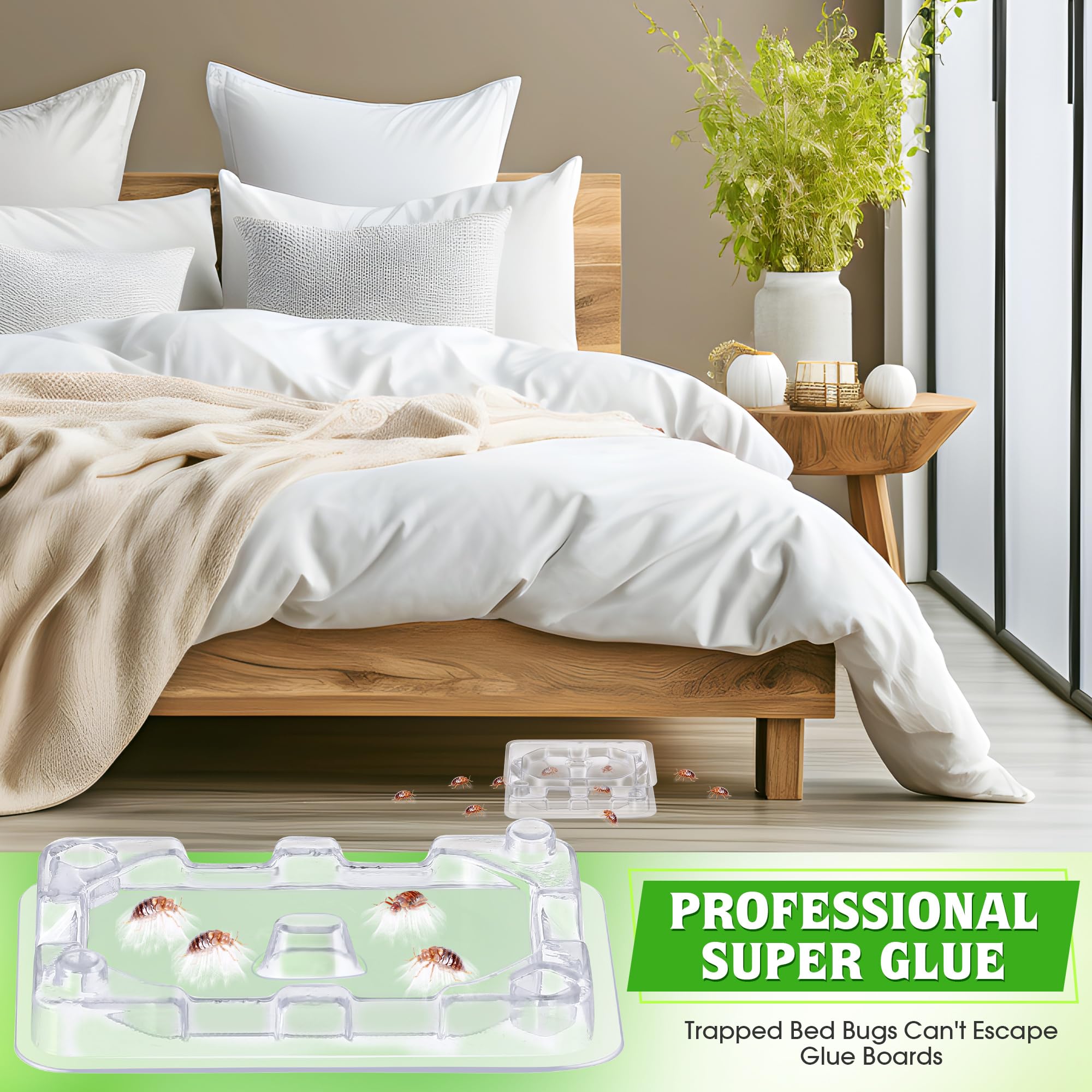 Qualirey bed bug interceptor in luggage demonstrates travel monitoring capability.