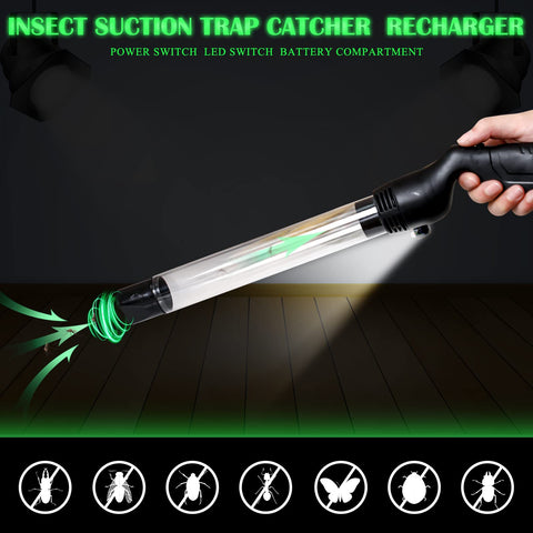 LED light illuminates dark corners for easier capture.