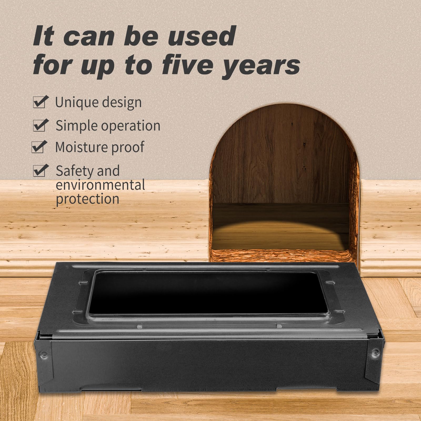 Qualirey compact design fits in tight spaces.
