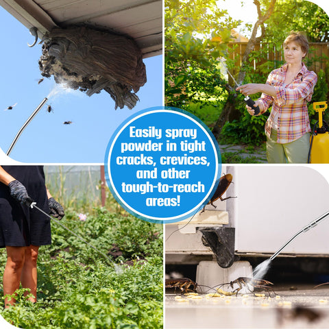 Qualirey duster suitable for indoor and outdoor use in gardens and kitchens.
