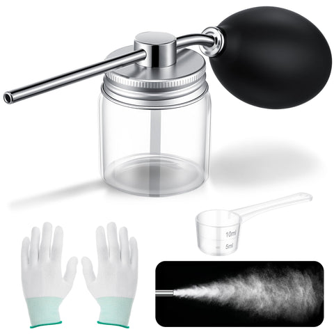 Qualirey duster cap showing secure seal for mess-free use