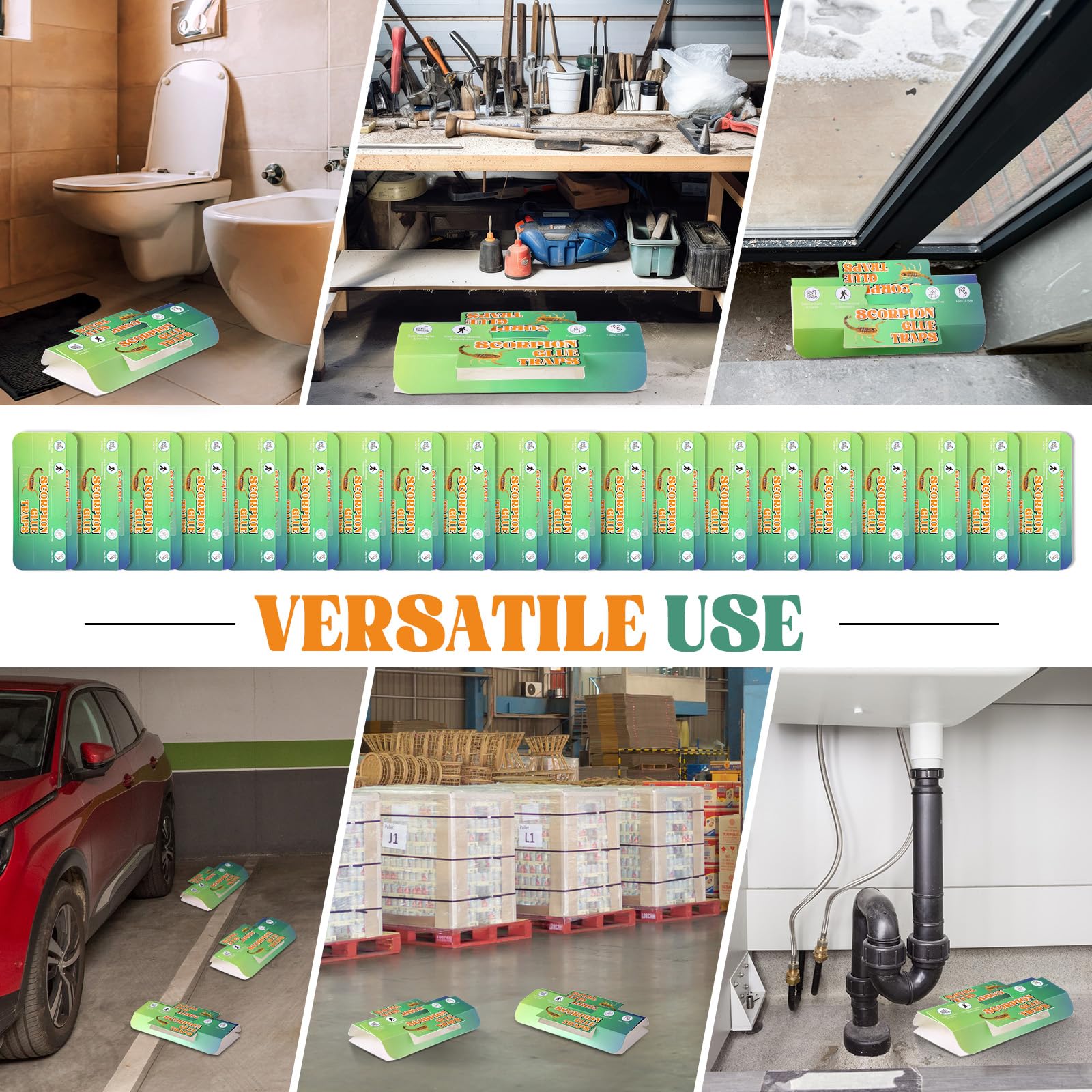 Discreet traps suitable for bedrooms, bathrooms, and other indoor areas.