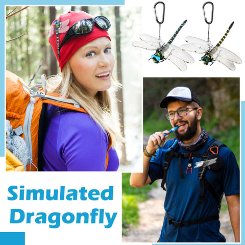 Qualirey dragonfly hat clip on hat, portable accessory for style