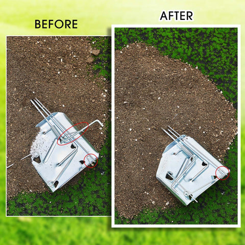 Qualirey durable outdoor mole traps endure weather and repeated use.