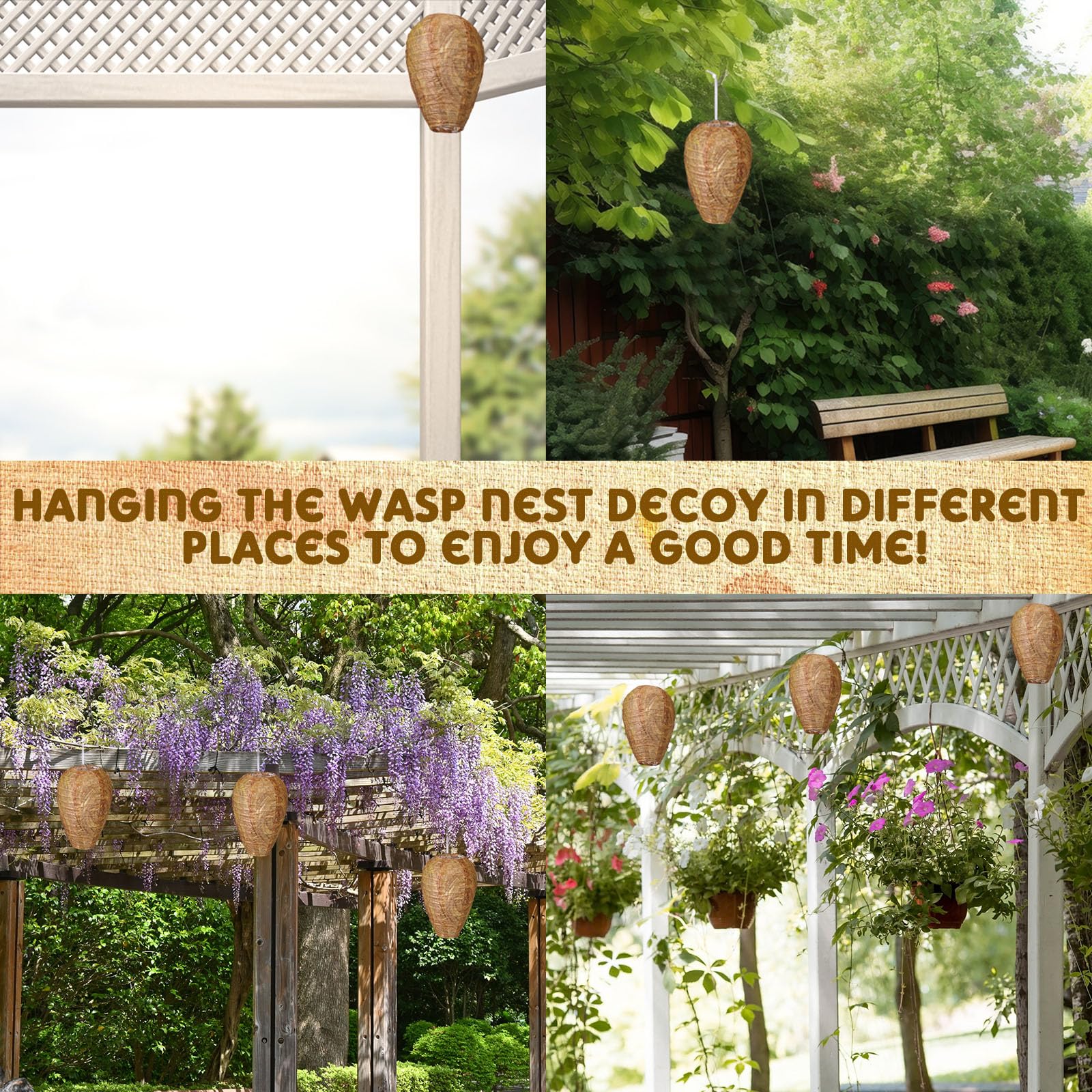 Qualirey durable paper nest with stainless steel strings for long-lasting use