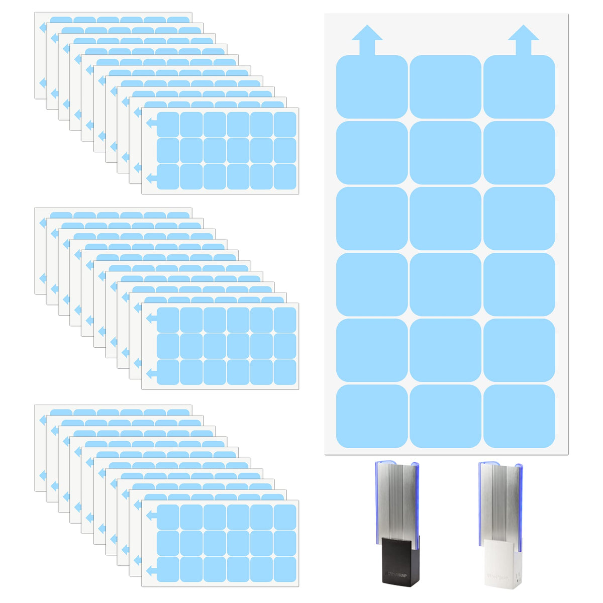 Qualirey glue card refill for Dynatrap DT3009 with sticky surface to trap insects.