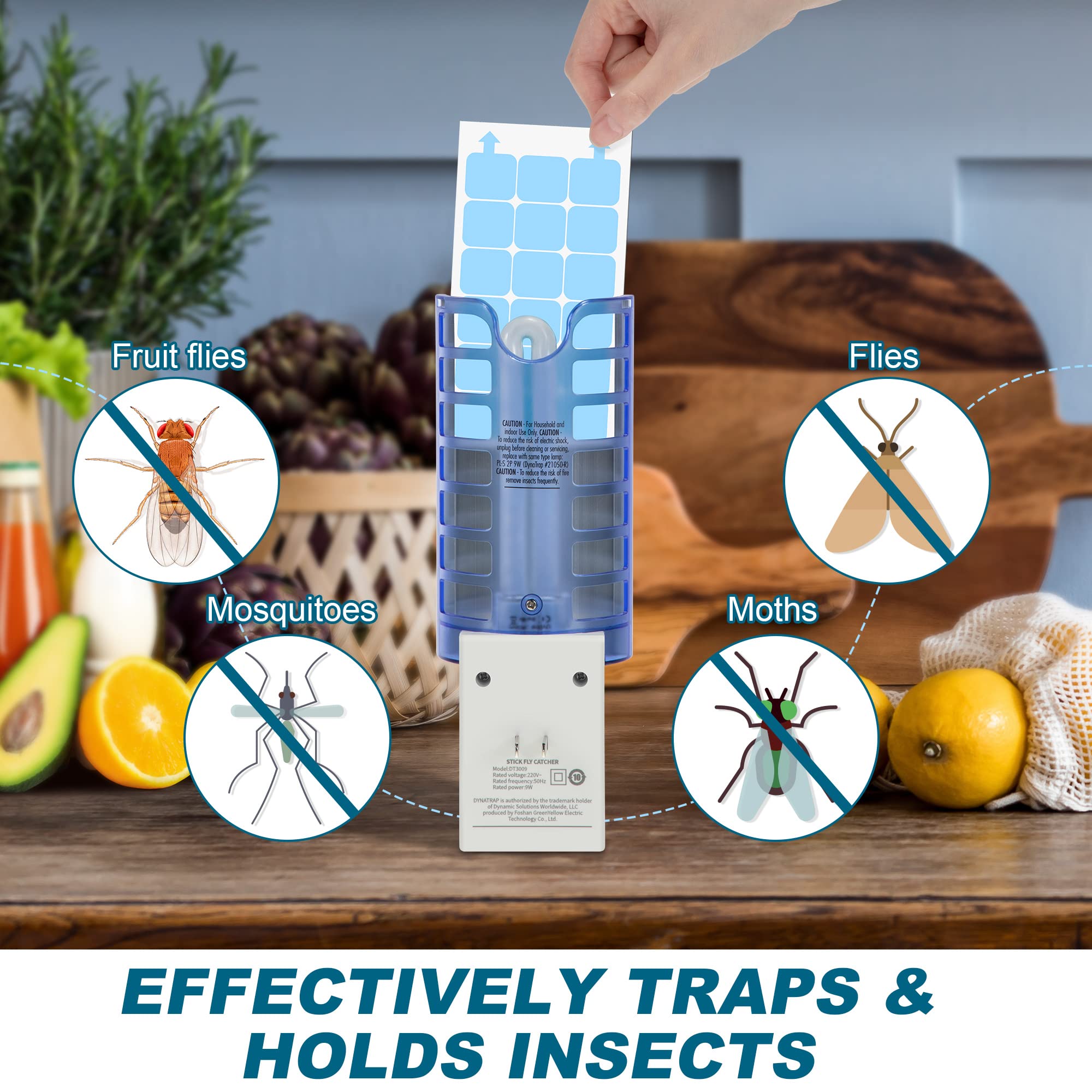 Qualirey glue card refill for Dynatrap DT3039 providing strong indoor pest capture.