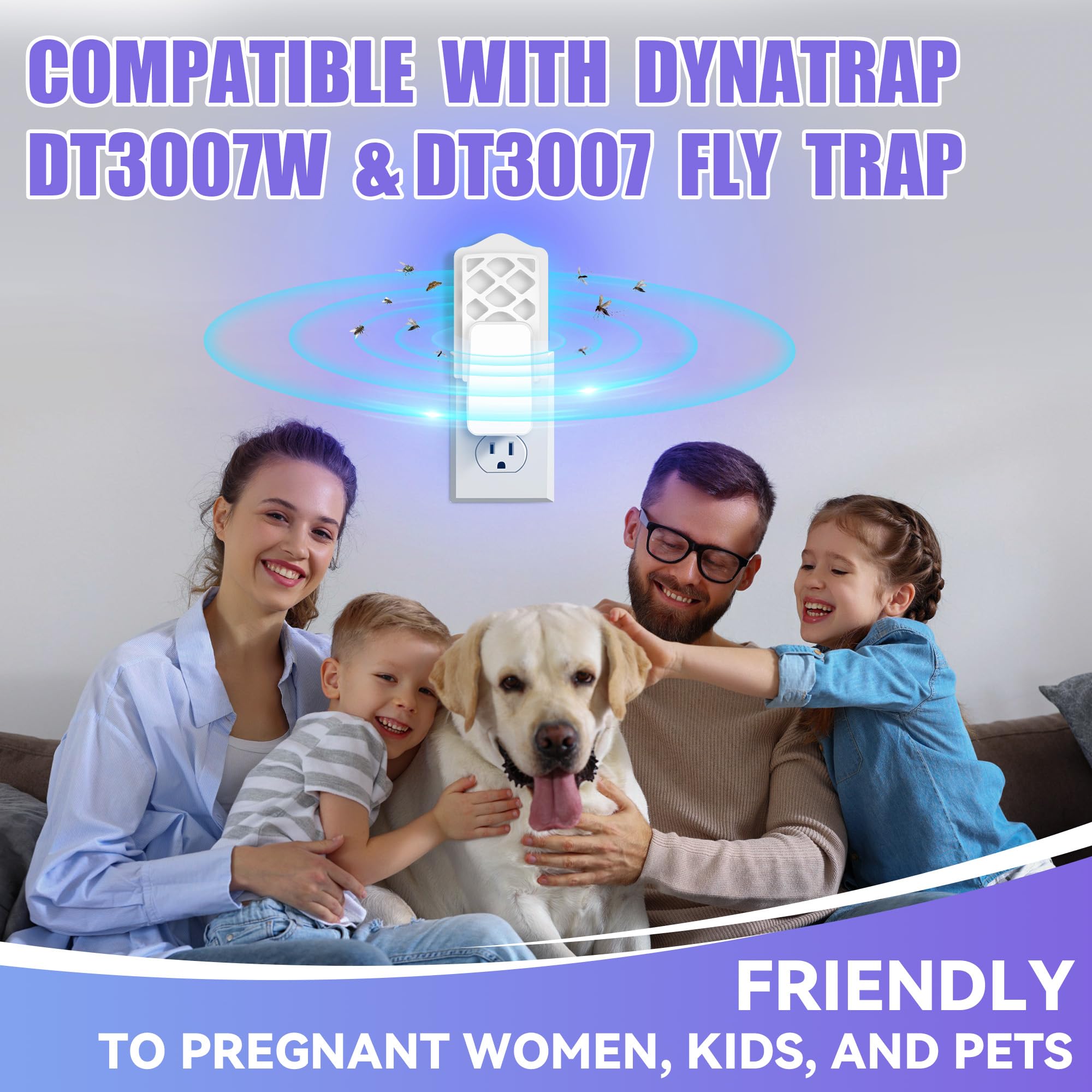 Qualirey Dynatrap compatibility refill for DT3007W/DT3007 traps
