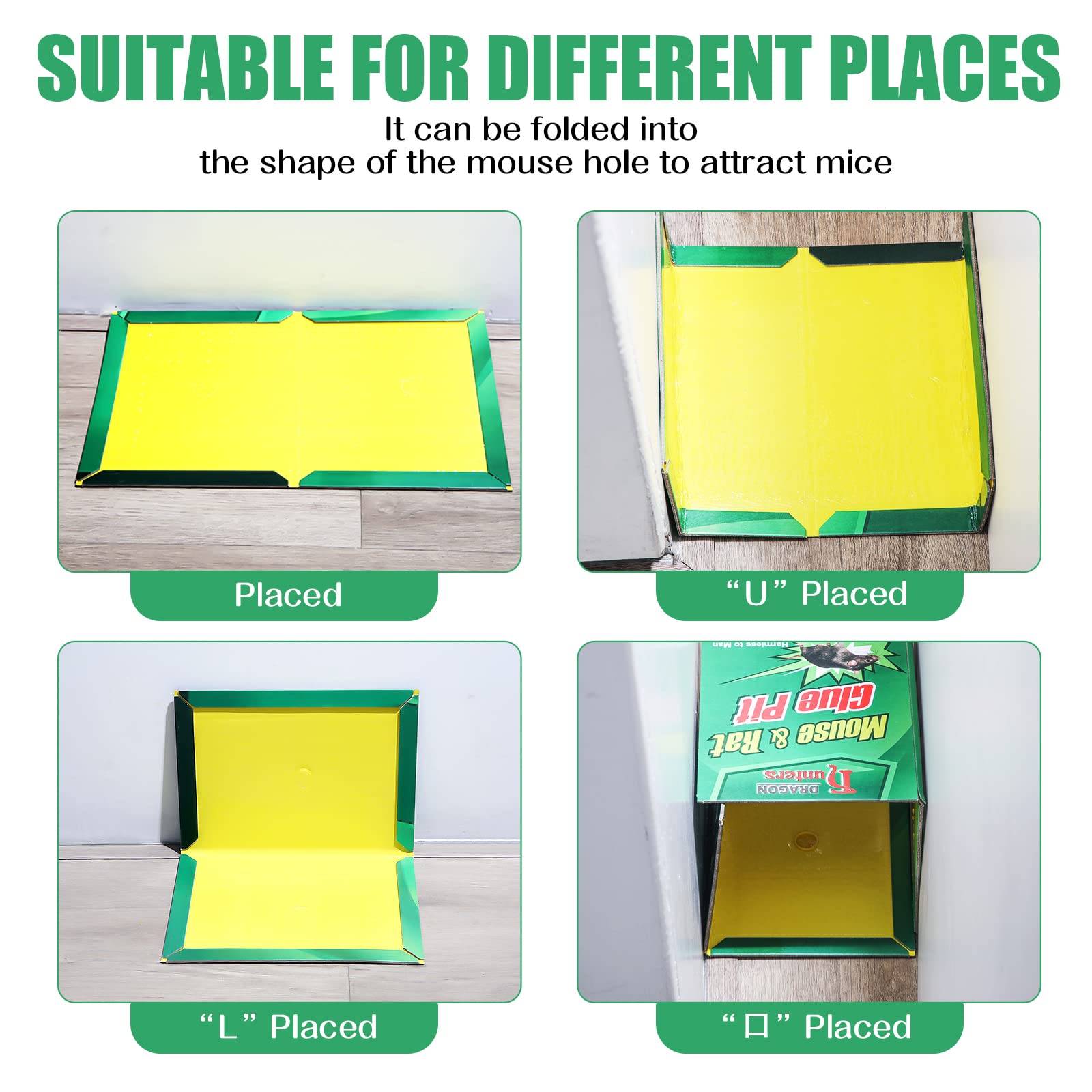 Qualirey glue trap simplifies cleanup with hands-off disposal.