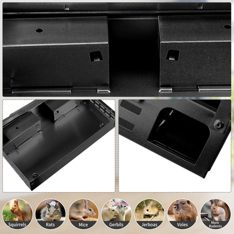 Qualirey easy-release lid enables humane after-catch release.