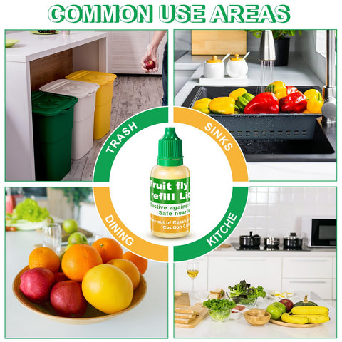Qualirey economical fruit fly refill pack protects homes from pests
