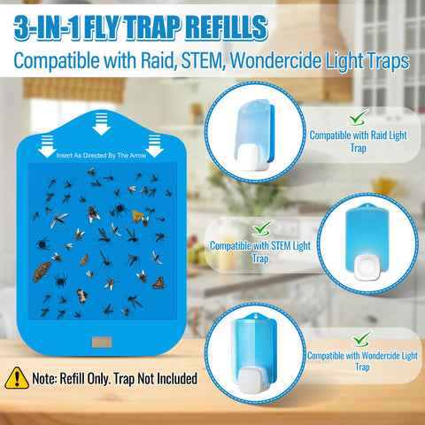 Qualirey fly-trap-refill-card STEM-compatible for a secure device fit.