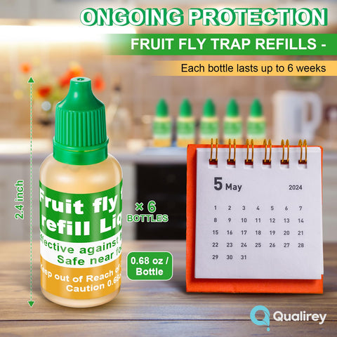 Qualirey refill six-pack display, economical solution for kitchens